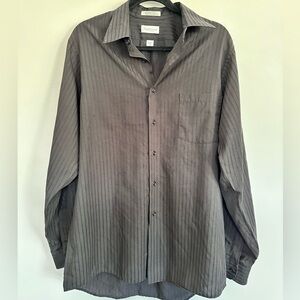 Van Heusen Charcoal Pinstripe Men's Shirt